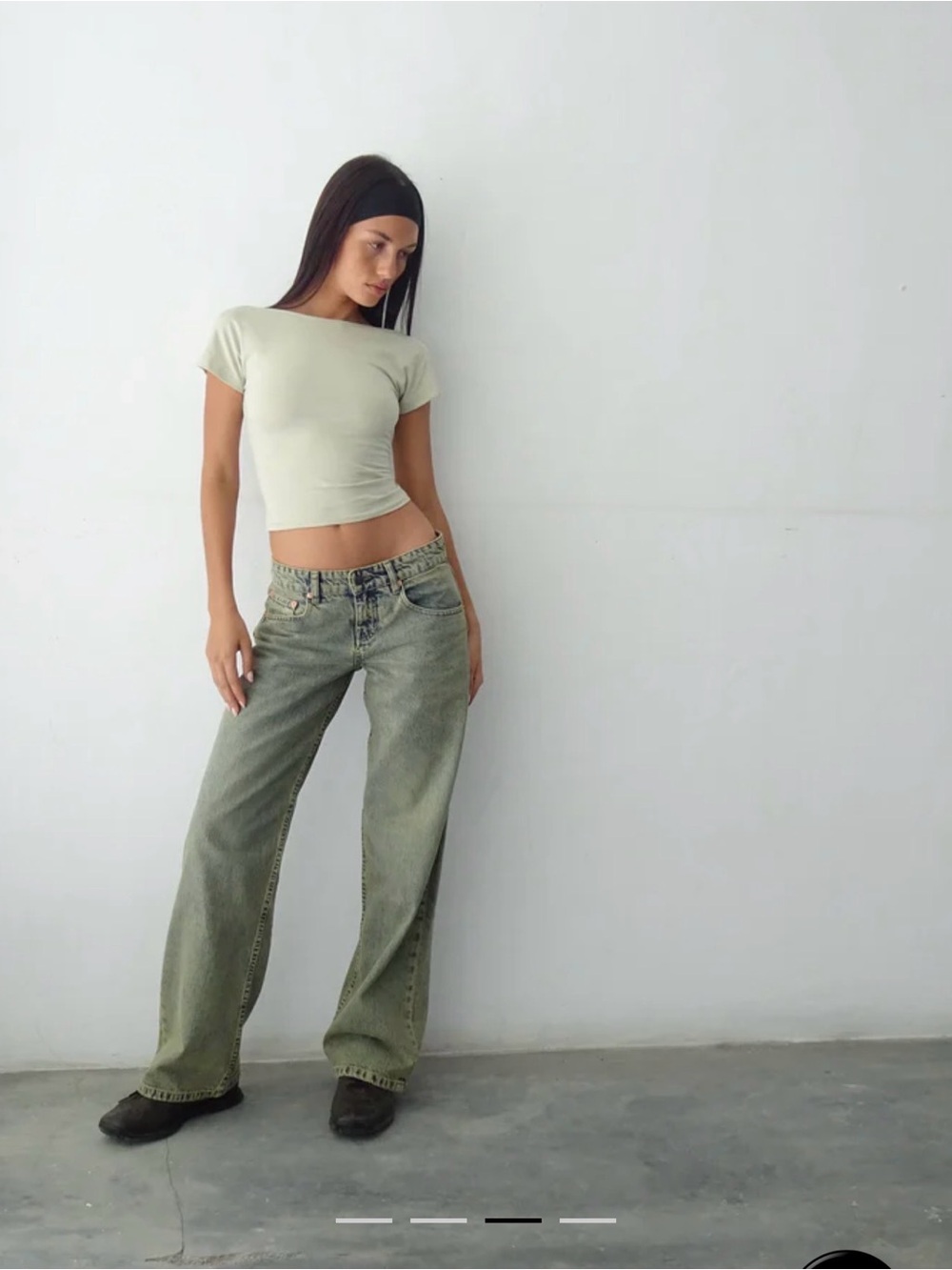 Motel Rocks Low Rise Parallel Jeans - Picture 3 of 6